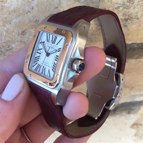 cartier watch leather strap price